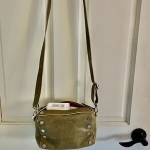 NWT.  Hammitt Evan crossbody   Pewter/brushed silver color.